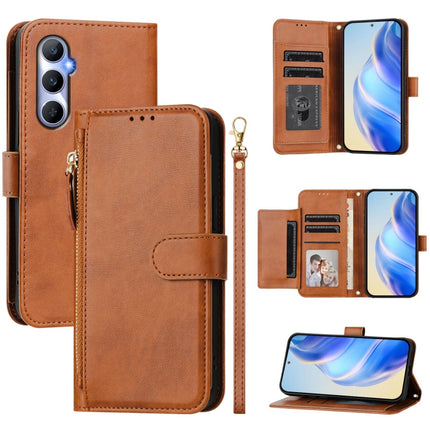 Multi-Card Slots Zipper Wallet Leather Phone Case, For Realme C65 4G Global, For Realme C55 4G Global / Narzo N55, For Realme C33 Global, For Realme 10T 5G / 10S 5G / 9i India