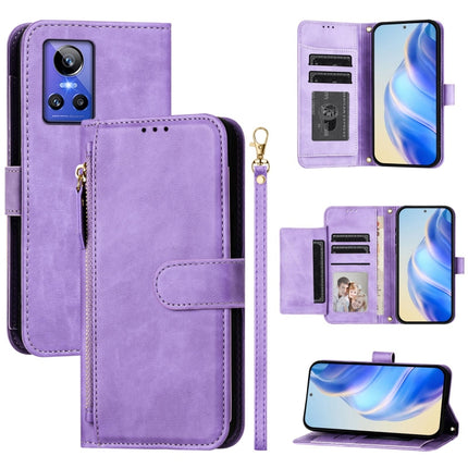 Multi-Card Slots Zipper Wallet Leather Phone Case, For Realme GT Neo 3T, For Realme 9 Pro+ 5G / 9 4G Global, For Realme GT Neo 3, For Realme 9 Pro 5G Global