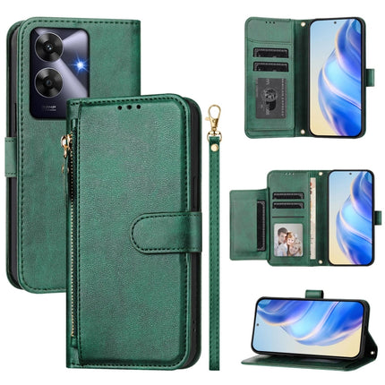 Multi-Card Slots Zipper Wallet Leather Phone Case, For Realme GT 7 Pro, For Realme C63 5G Global, For Realme Note 60 4G Global / C61 India, For Realme 13+ 5G Global