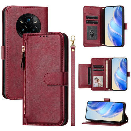 Multi-Card Slots Zipper Wallet Leather Phone Case, For Realme 14 / 14T 5G, For Realme P3 Ultra 5G, For Realme P3 5G / Realme Neo7x, For Realme 14 Pro+