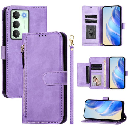 Multi-Card Slots Zipper Wallet Leather Phone Case, For Realme C71 4G, For Realme Neo7 Turbo, For Realme 14x / C75 5G / V70, For Realme 14 Pro / Narzo 80 Pro