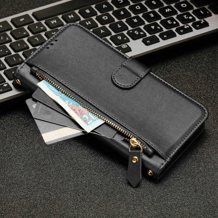 Multi-Card Slots Zipper Wallet Leather Phone Case, For Realme P4 Pro 5G, For Realme P4, For Realme 15T 5G Global, For Realme 15 5G / Realme 15 Pro 5G