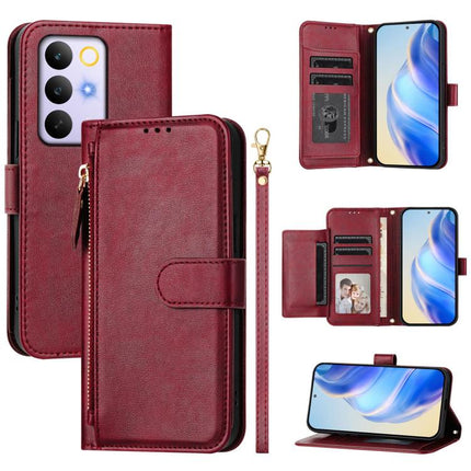 Multi-Card Slots Zipper Wallet Leather Phone Case, For Realme P4 Power 5G, For Realme Note 80 4G, For Realme C83 5G / C85 5G / 15x 5G India, For Realme 16 5G