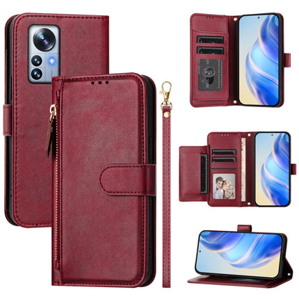 Multi-Card Slots Zipper Wallet Leather Phone Case, For Xiaomi 12 Pro / 12S Pro, For Xiaomi 12 / 12X / 12S, For Xiaomi 12 Lite, For Xiaomi Poco C40 / Redmi 10C