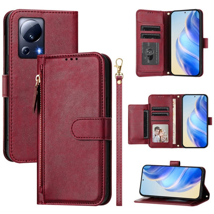 Multi-Card Slots Zipper Wallet Leather Phone Case, For Xiaomi 13 Lite / Civi 2, For Xiaomi 13 Pro, For Xiaomi 13, For Xiaomi 12S Ultra