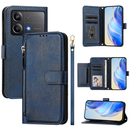 Multi-Card Slots Zipper Wallet Leather Phone Case, For Xiaomi Poco F6, For Xiaomi Poco X6 Neo Global, For Xiaomi Poco X6 Pro / Redmi K70E, For Xiaomi 14 Ultra Global