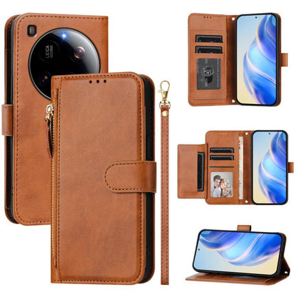 Multi-Card Slots Zipper Wallet Leather Phone Case, Xiaomi Civi 5 Pro, For Xiaomi 15S Pro, For Xiaomi Poco X7 / Redmi Note 14 Pro 5G, For Xiaomi 15 Ultra