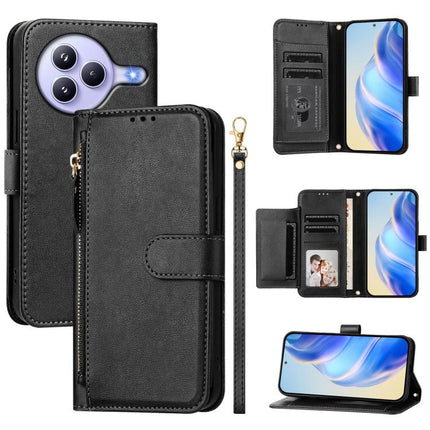 Multi-Card Slots Zipper Wallet Leather Phone Case, Xiaomi Civi 5 Pro, For Xiaomi 15S Pro, For Xiaomi Poco X7 / Redmi Note 14 Pro 5G, For Xiaomi 15 Ultra