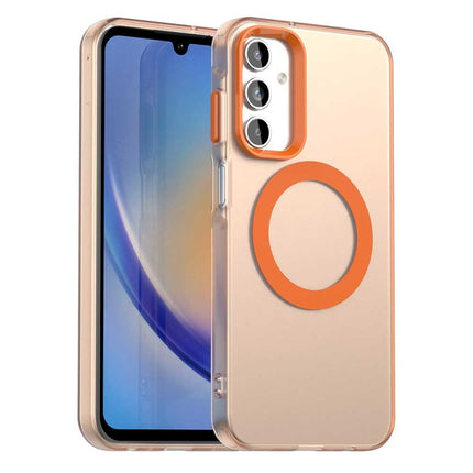 Candy Magsafe PC Hybrid TPU Phone Case, For Samsung Galaxy A55 5G, For Samsung Galaxy A35 5G, For Samsung Galaxy A15 4G