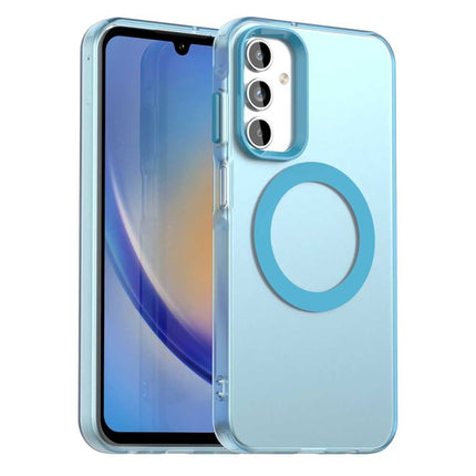Candy Magsafe PC Hybrid TPU Phone Case, For Samsung Galaxy A55 5G, For Samsung Galaxy A35 5G, For Samsung Galaxy A15 4G