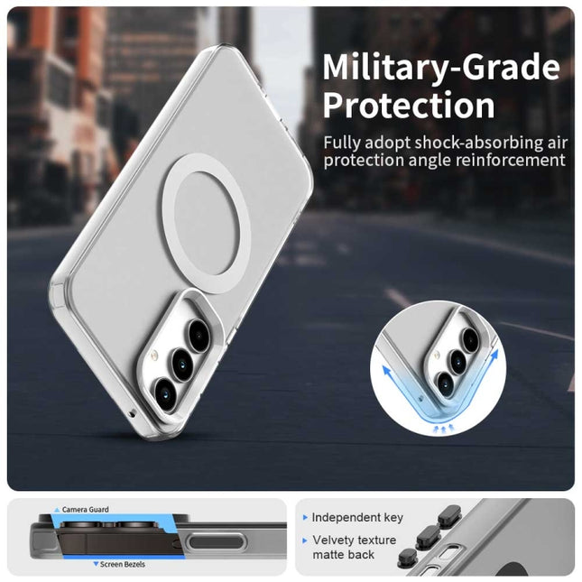 Candy Magsafe PC Hybrid TPU Phone Case, For Samsung Galaxy A55 5G, For Samsung Galaxy A35 5G, For Samsung Galaxy A15 4G