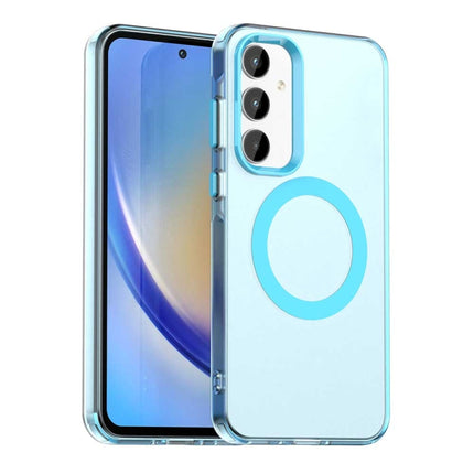 Candy Magsafe PC Hybrid TPU Phone Case, For Samsung Galaxy A55 5G, For Samsung Galaxy A35 5G, For Samsung Galaxy A15 4G