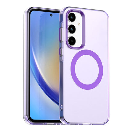 Candy Magsafe PC Hybrid TPU Phone Case, For Samsung Galaxy A55 5G, For Samsung Galaxy A35 5G, For Samsung Galaxy A15 4G