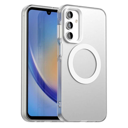 Candy Magsafe PC Hybrid TPU Phone Case, For Samsung Galaxy A55 5G, For Samsung Galaxy A35 5G, For Samsung Galaxy A15 4G