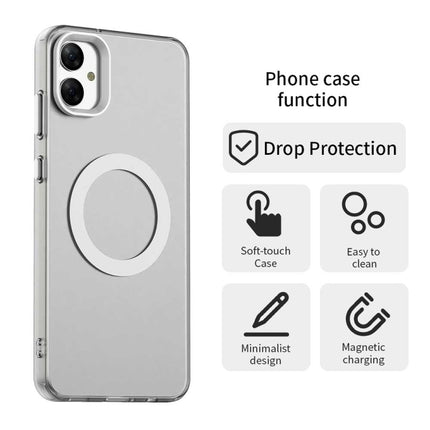 Candy Magsafe PC Hybrid TPU Phone Case, For Samsung Galaxy A05, For Samsung Galaxy A05s, For Samsung Galaxy A25 5G