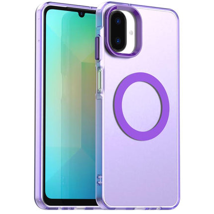 Candy Magsafe PC Hybrid TPU Phone Case, For Samsung Galaxy A07 4G, For Samsung Galaxy A07 5G, For Samsung Galaxy A17 5G