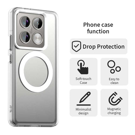 Candy Magsafe PC Hybrid TPU Phone Case, For Xiaomi 14T Pro, For Xiaomi 14T, For Xiaomi Poco M6 4G