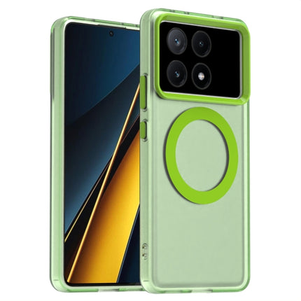Candy Magsafe PC Hybrid TPU Phone Case, For Xiaomi Poco M6 5G, For Xiaomi Poco X6 Pro 5G, For Xiaomi Poco X6 5G