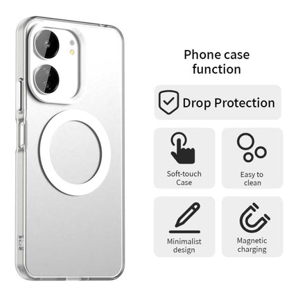 Candy Magsafe PC Hybrid TPU Phone Case, For Xiaomi Poco M6 5G, For Xiaomi Poco X6 Pro 5G, For Xiaomi Poco X6 5G