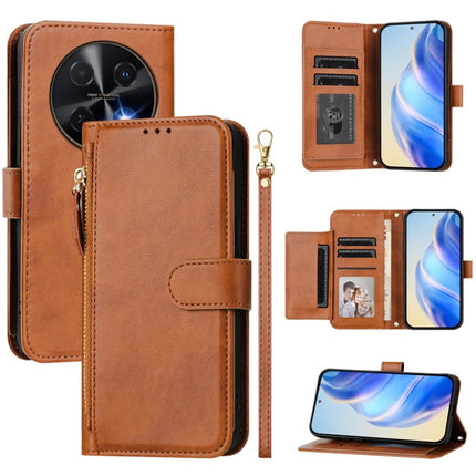 Multi-Card Slots Zipper Wallet Leather Phone Case, For Huawei nova 14, For Huawei nova 13 Pro, For Huawei Pura 70 Pro / Pura 70 Pro+, For Huawei nova 12i 4G Global