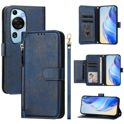 Multi-Card Slots Zipper Wallet Leather Phone Case, For Huawei P60 Art, For Huawei P60 / P60 Pro, For Huawei Enjoy 50 Pro 4G / nova Y90, For Huawei Enjoy 50 4G / nova Y70 Plus