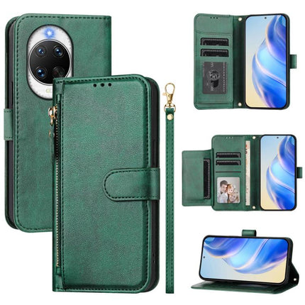 Multi-Card Slots Zipper Wallet Leather Phone Case, For Huawei Mate 70 Air 5G, For Huawei Enjoy 80s, For Huawei nova 14 Ultra, For Huawei nova 14 Pro