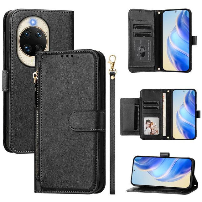 Multi-Card Slots Zipper Wallet Leather Phone Case, For Huawei nova 14, For Huawei nova 13 Pro, For Huawei Pura 70 Pro / Pura 70 Pro+, For Huawei nova 12i 4G Global