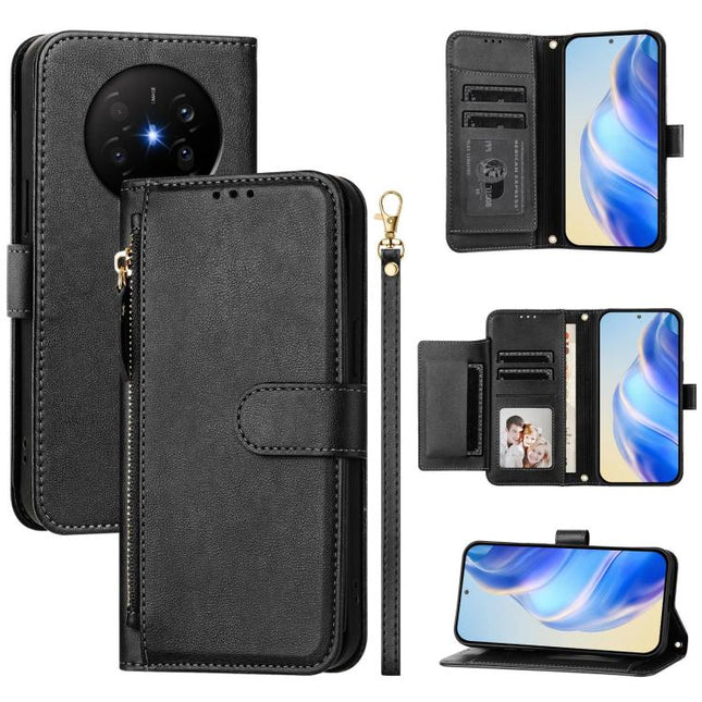 Multi-Card Slots Zipper Wallet Leather Phone Case, For Huawei Mate 70 Air 5G, For Huawei Enjoy 80s, For Huawei nova 14 Ultra, For Huawei nova 14 Pro