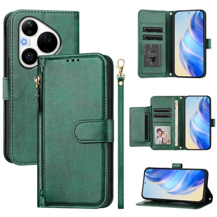 Multi-Card Slots Zipper Wallet Leather Phone Case, For Huawei nova 15 / nova 16z, For Huawei nova 16, For Huawei Pura 90 Pro Max 5G, For Huawei Pura 90 Pro 5G