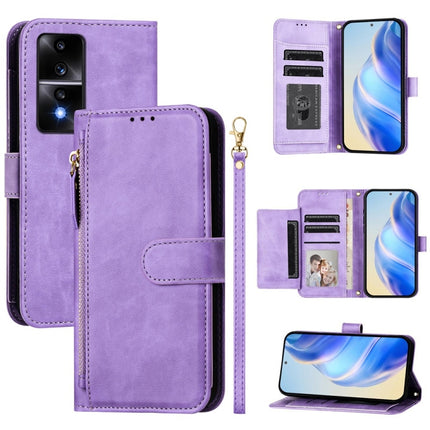 Multi-Card Slots Zipper Wallet Leather Phone Case, For Honor 80 GT, For Honor 80, For Honor X30 5G / X9 4G / X9 5G, For Honor X40i