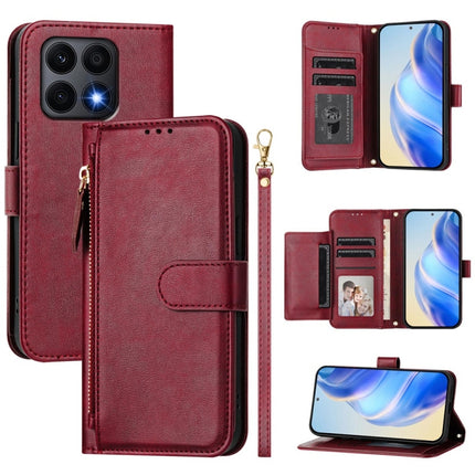 Multi-Card Slots Zipper Wallet Leather Phone Case, For Honor X7a 4G / Play7T 5G, For Honor Magic5 Pro, For Honor X8a Global, For Honor X40 / X9a / Magic5 Lite