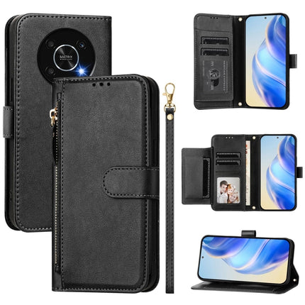 Multi-Card Slots Zipper Wallet Leather Phone Case, For Honor 80 GT, For Honor 80, For Honor X30 5G / X9 4G / X9 5G, For Honor X40i