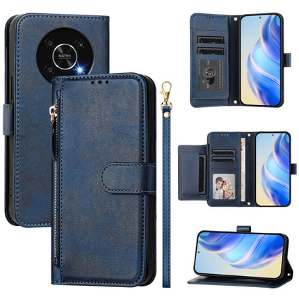 Multi-Card Slots Zipper Wallet Leather Phone Case, For Honor 80 GT, For Honor 80, For Honor X30 5G / X9 4G / X9 5G, For Honor X40i