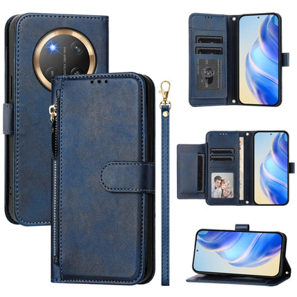 Multi-Card Slots Zipper Wallet Leather Phone Case, For Honor 400  Global 156.5mm, For Honor X8c 4G, For Honor X60 / X9c Smart, For Honor X9c Global