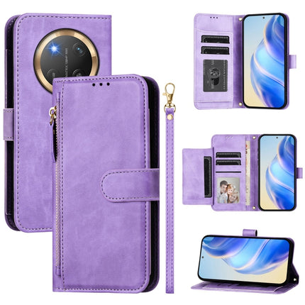 Multi-Card Slots Zipper Wallet Leather Phone Case, For Honor 400  Global 156.5mm, For Honor X8c 4G, For Honor X60 / X9c Smart, For Honor X9c Global
