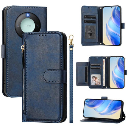 Multi-Card Slots Zipper Wallet Leather Phone Case, For Honor 400  Global 156.5mm, For Honor X8c 4G, For Honor X60 / X9c Smart, For Honor X9c Global