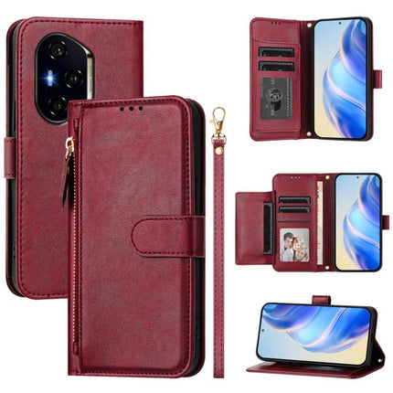 Multi-Card Slots Zipper Wallet Leather Phone Case, For Honor 400  Global 156.5mm, For Honor X8c 4G, For Honor X60 / X9c Smart, For Honor X9c Global