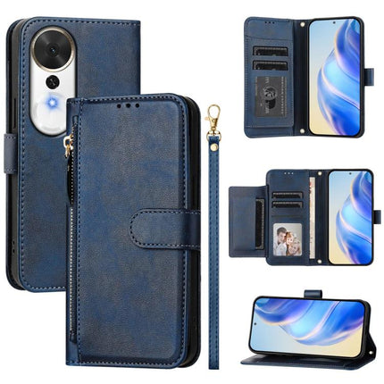 Multi-Card Slots Zipper Wallet Leather Phone Case, For Honor Magic8, For Honor Play 70 Plus, For Honor X5c Plus, For Honor X6c 4G