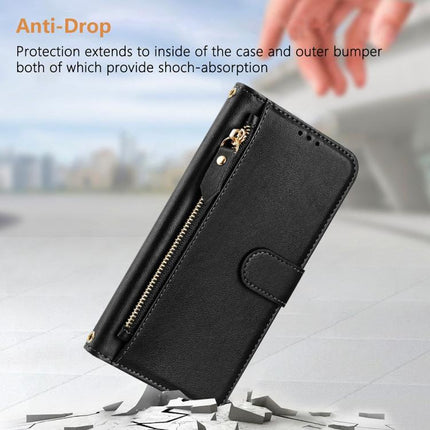 Multi-Card Slots Zipper Wallet Leather Phone Case, For Honor Magic8, For Honor Play 70 Plus, For Honor X5c Plus, For Honor X6c 4G