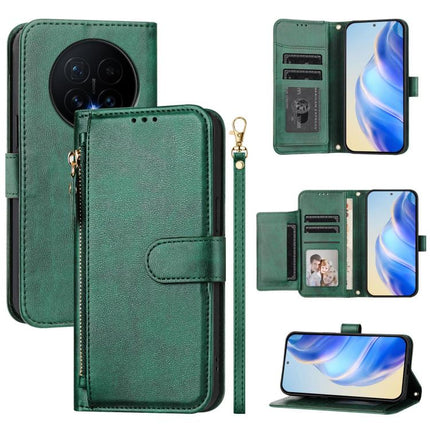 Multi-Card Slots Zipper Wallet Leather Phone Case, For Honor Magic8, For Honor Play 70 Plus, For Honor X5c Plus, For Honor X6c 4G