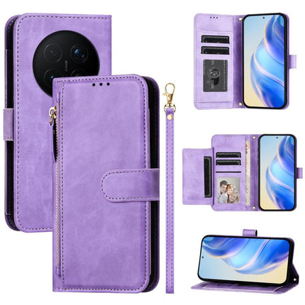 Multi-Card Slots Zipper Wallet Leather Phone Case, For Honor 600 Lite Global, For Honor Magic8 Pro Air 5G, For Honor X8d 4G, For Honor Magic8 Pro