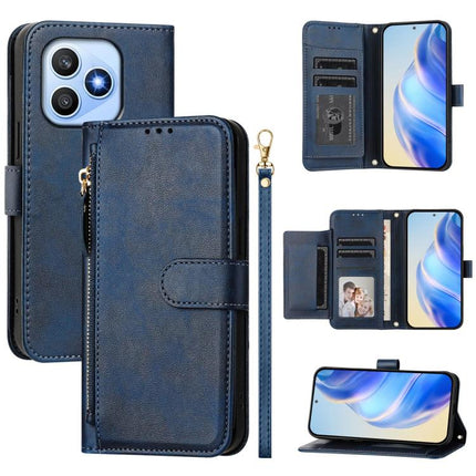 Multi-Card Slots Zipper Wallet Leather Phone Case, For Honor 600 Lite Global, For Honor Magic8 Pro Air 5G, For Honor X8d 4G, For Honor Magic8 Pro
