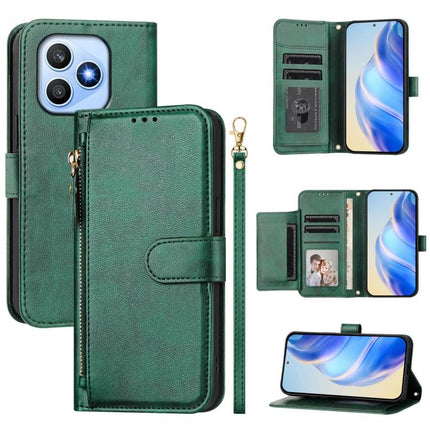 Multi-Card Slots Zipper Wallet Leather Phone Case, For Honor 600 Lite Global, For Honor Magic8 Pro Air 5G, For Honor X8d 4G, For Honor Magic8 Pro