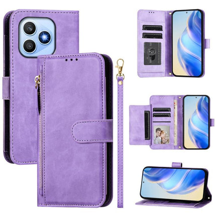 Multi-Card Slots Zipper Wallet Leather Phone Case, For Honor 600 Lite Global, For Honor Magic8 Pro Air 5G, For Honor X8d 4G, For Honor Magic8 Pro