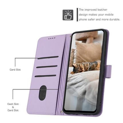 Embossed Kitten Phone Leather Case with Lanyard, For Motorola Edge 70 Max 5G, For Motorola Moto G Max / G87 / G77 5G, For Motorola Edge 5G 2026, For Motorola Moto G37 / G37 Power / G47