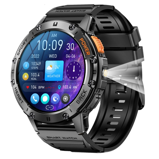 K65 1.43 inch Bluetooth Call Smart Watch, Support Heart Rate / Blood Oxygen