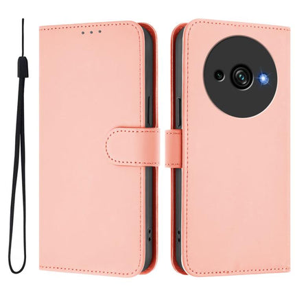 Skin Feel Solid Color Leather Phone Case with Lanyard, For Oukitel C59 / C59 Pro