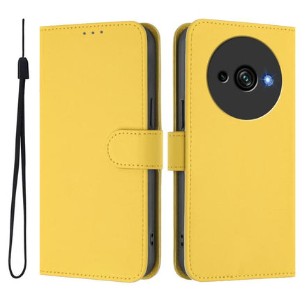 Skin Feel Solid Color Leather Phone Case with Lanyard, For Oukitel C59 / C59 Pro