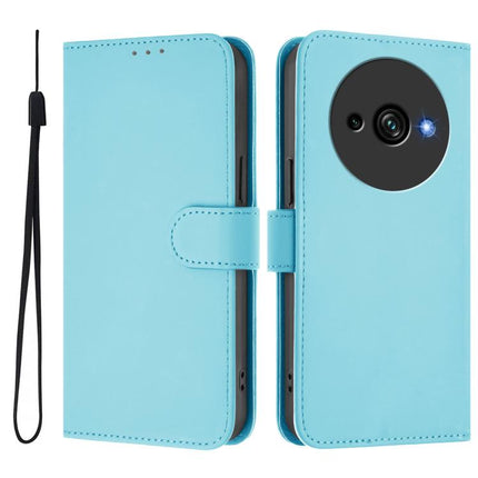 Skin Feel Solid Color Leather Phone Case with Lanyard, For Oukitel C59 / C59 Pro