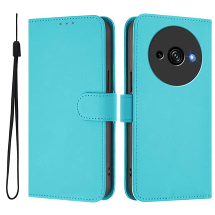 Skin Feel Solid Color Leather Phone Case with Lanyard, For Oukitel C59 / C59 Pro